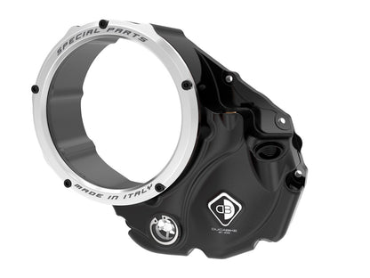DBK Special Parts (Ducabike) NEW EVO-3D Clear Wet Clutch Cover for most Wet Clutch Ducati's