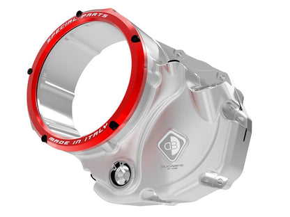 DBK Special Parts (Ducabike) NEW EVO-3D Clear Wet Clutch Cover for most Wet Clutch Ducati's