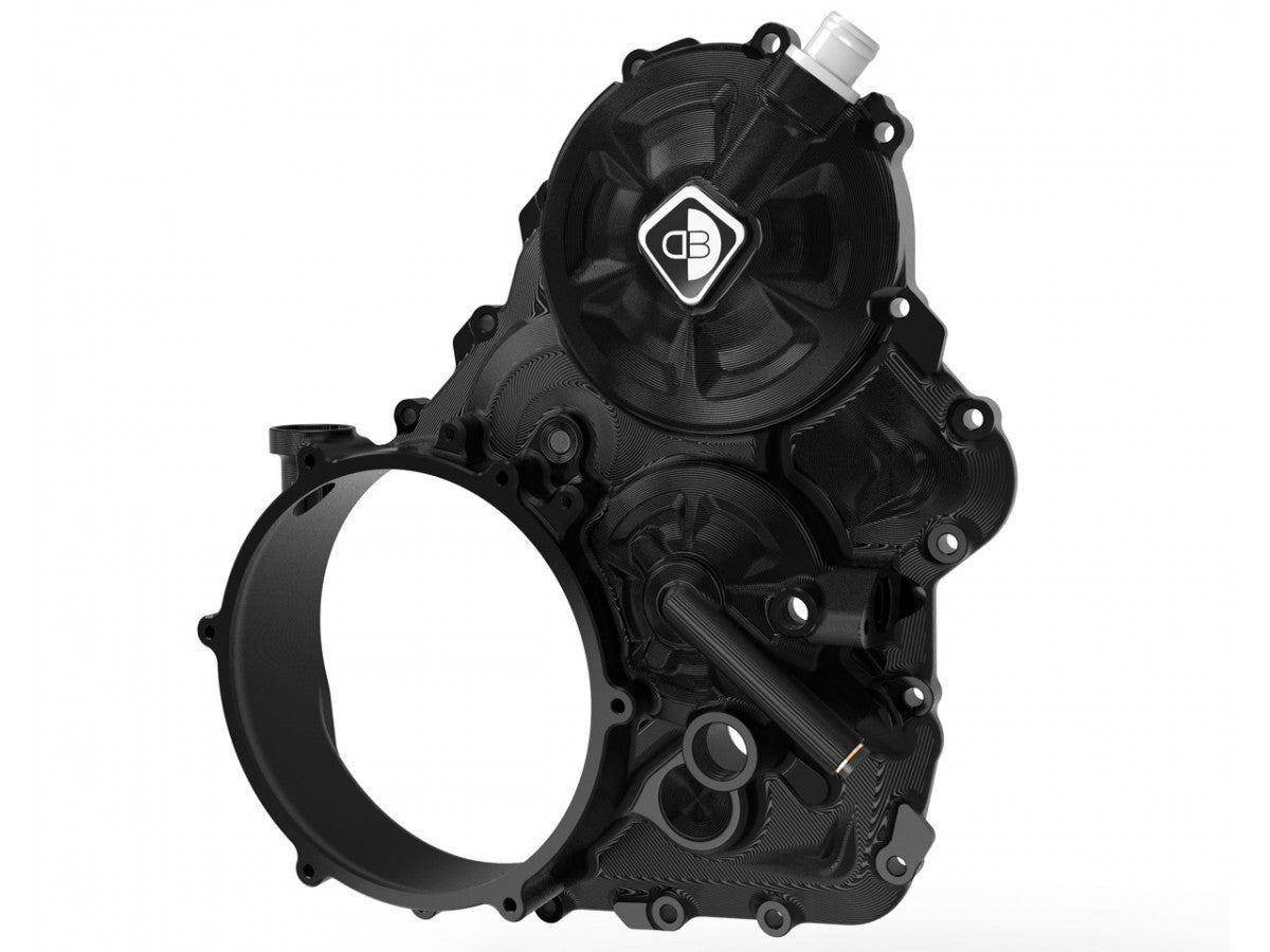 DBK Special Parts (Ducabike) Billet Clutch Side Case Kit for Clear Wet Clutch Cover for the Ducati Multistrada / Diavel V4