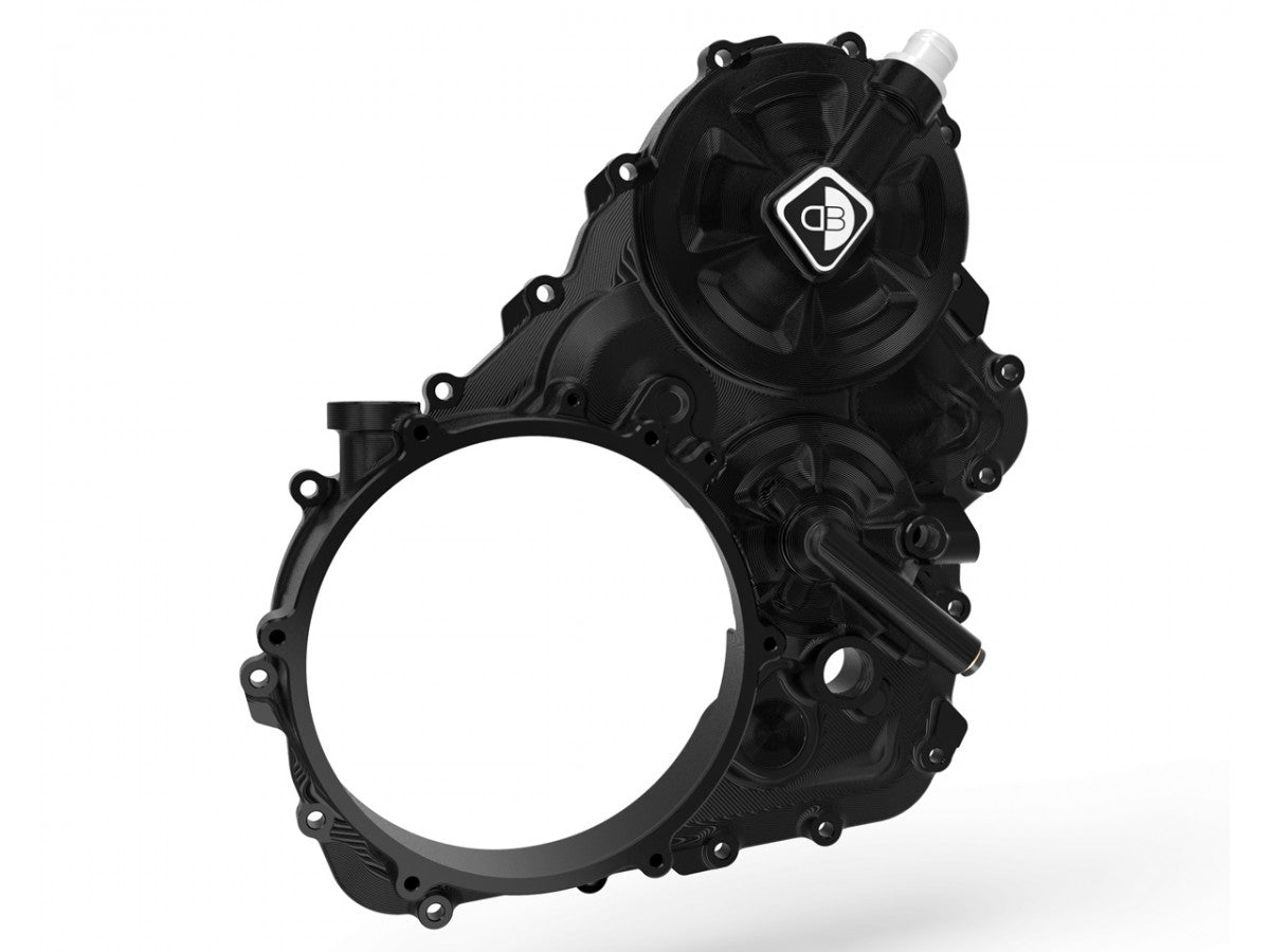 DBK Special Parts (Ducabike) Billet Clutch Side Case Kit for Clear Wet Clutch Cover for the Ducati Multistrada / Diavel V4