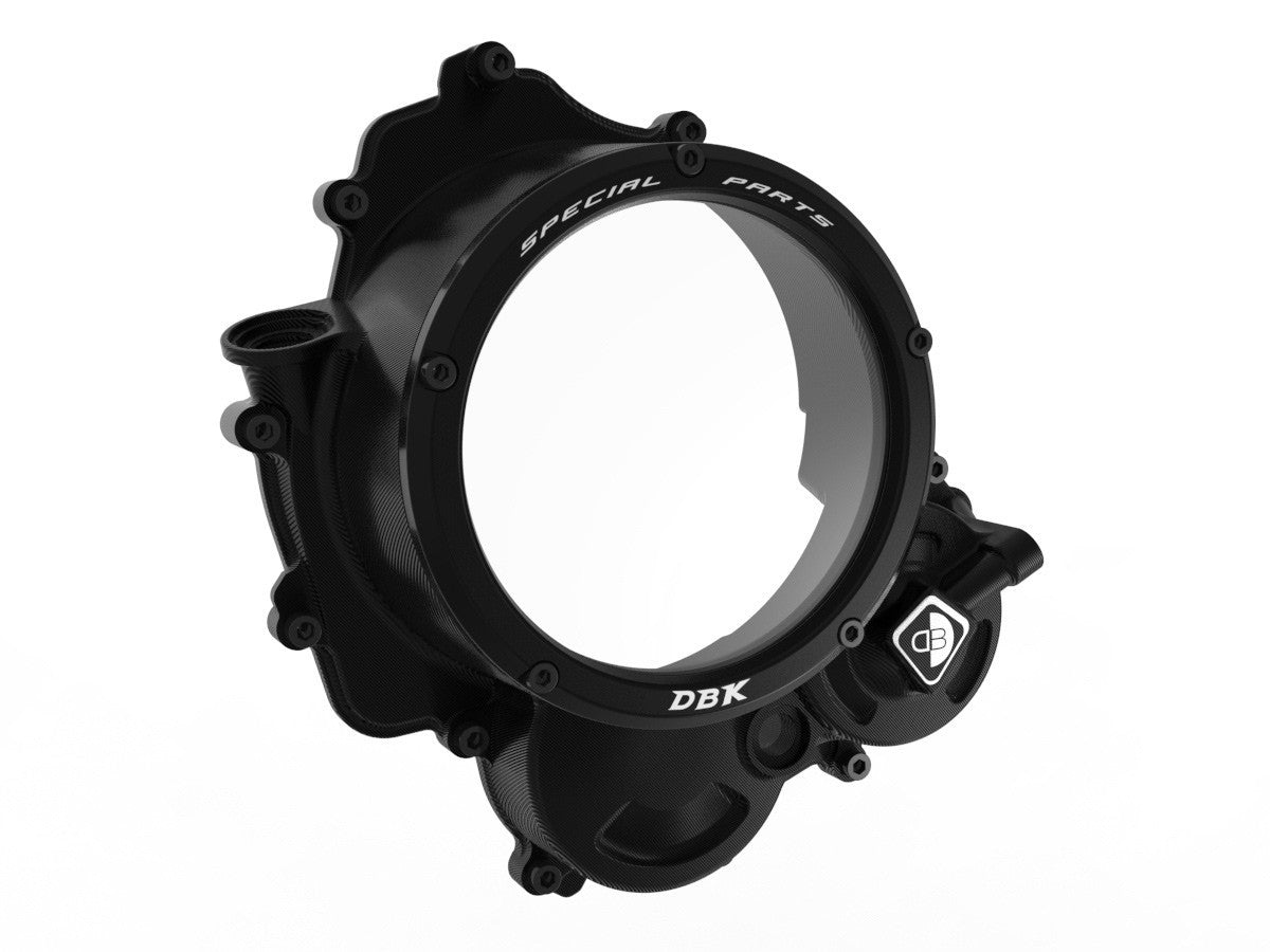 DBK Special Parts (Ducabike) NEW EVO-3D Clear Wet Clutch Cover for the Hypermotard 698 Mono
