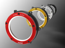 DBK Special Parts (Ducabike) EVO LED Dual Color Clear Wet Clutch Cover for the Ducati Panigale / Streetfighter / Multistrada / Diavel V4