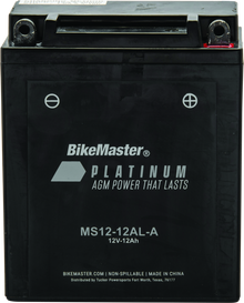 BikeMaster AGM Battery - MS12-12AL-A