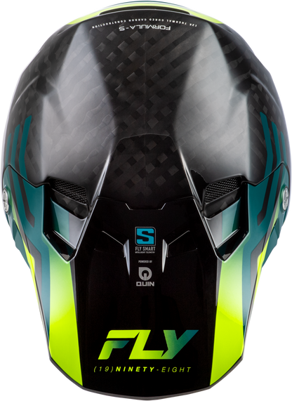 Yth Formula S Carbon Byte Hlmt Black Carbon/Teal/Lime Yl