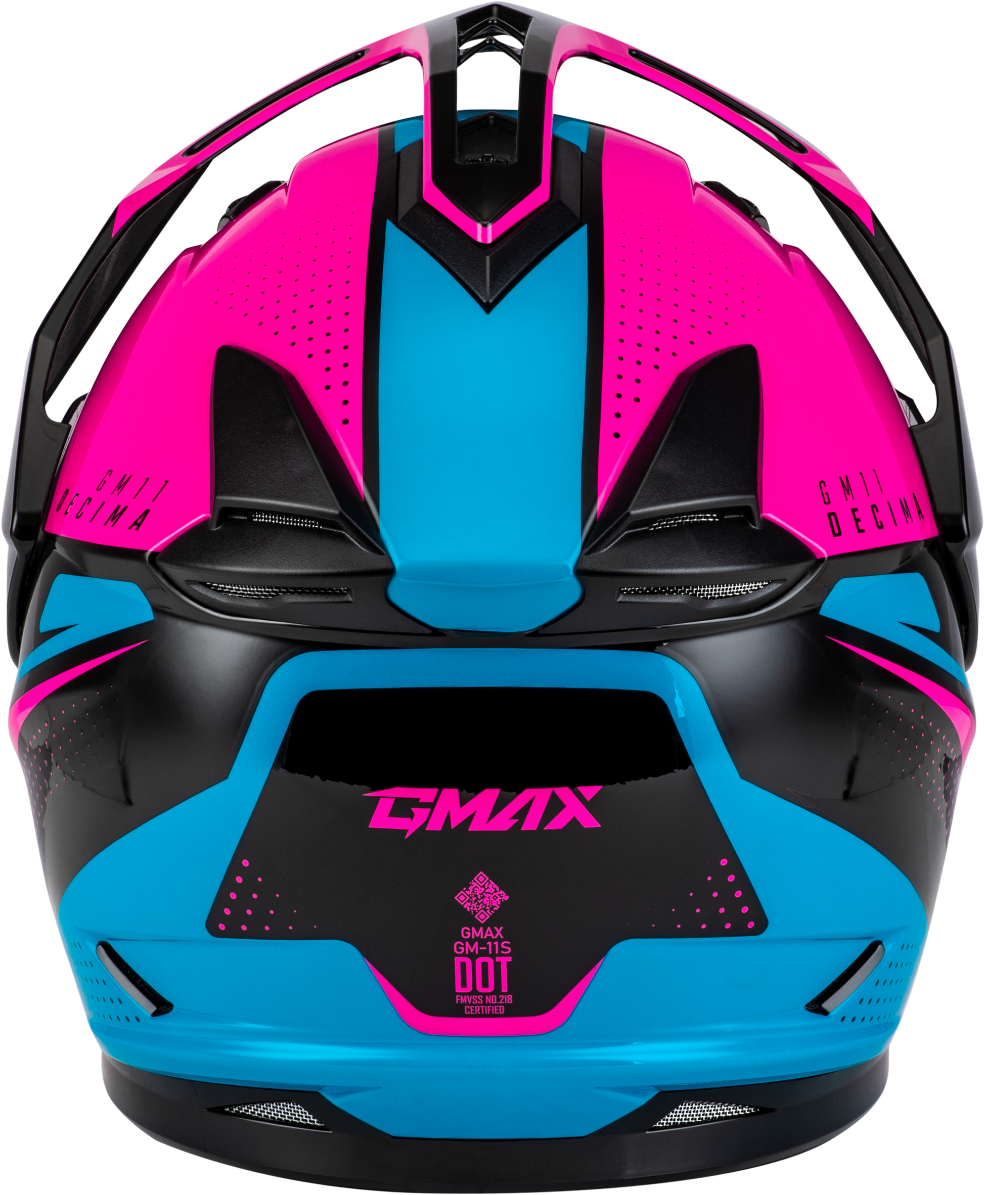 Gm 11 Decima Helmet Black/Pink/Blue Xl
