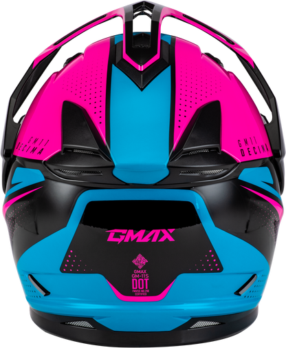 Gm 11 Decima Helmet Black/Pink/Blue Md