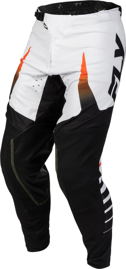 Evolution  Dst Bolt  Pants White/Black/Orange Sz 28