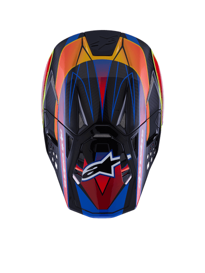 Supertech S M10 Era Helmet Blu/Rd/Ylw Fluo Glossy Xl