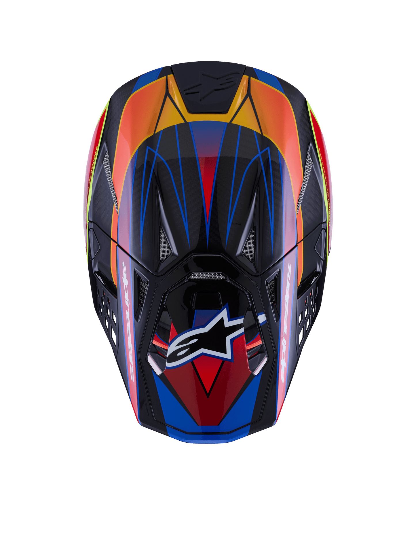 Supertech S M10 Era Helmet Blu/Rd/Ylw Fluo Glossy Sm