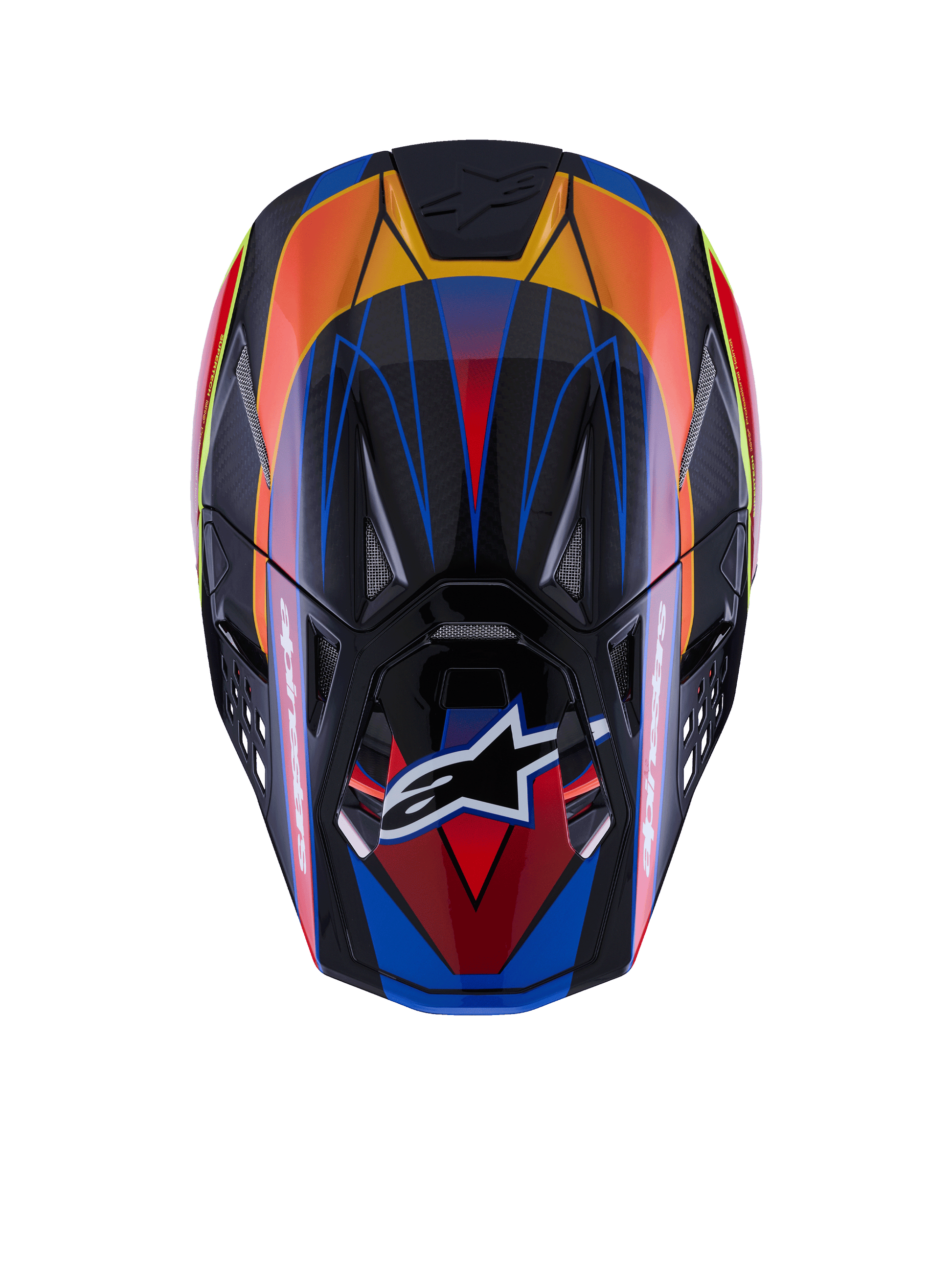 Supertech S M10 Era Helmet Blu/Rd/Ylw Fluo Glossy 2x