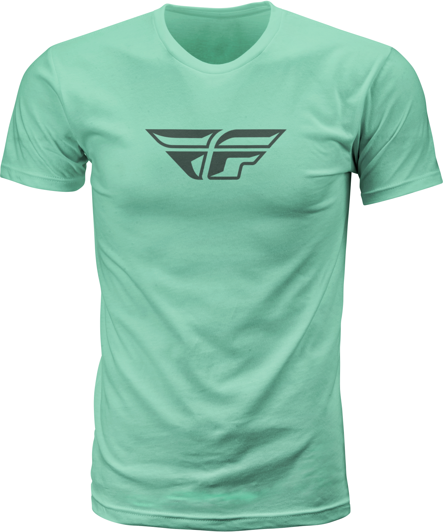 Fly F Wing Tee Sage/Grey Lg
