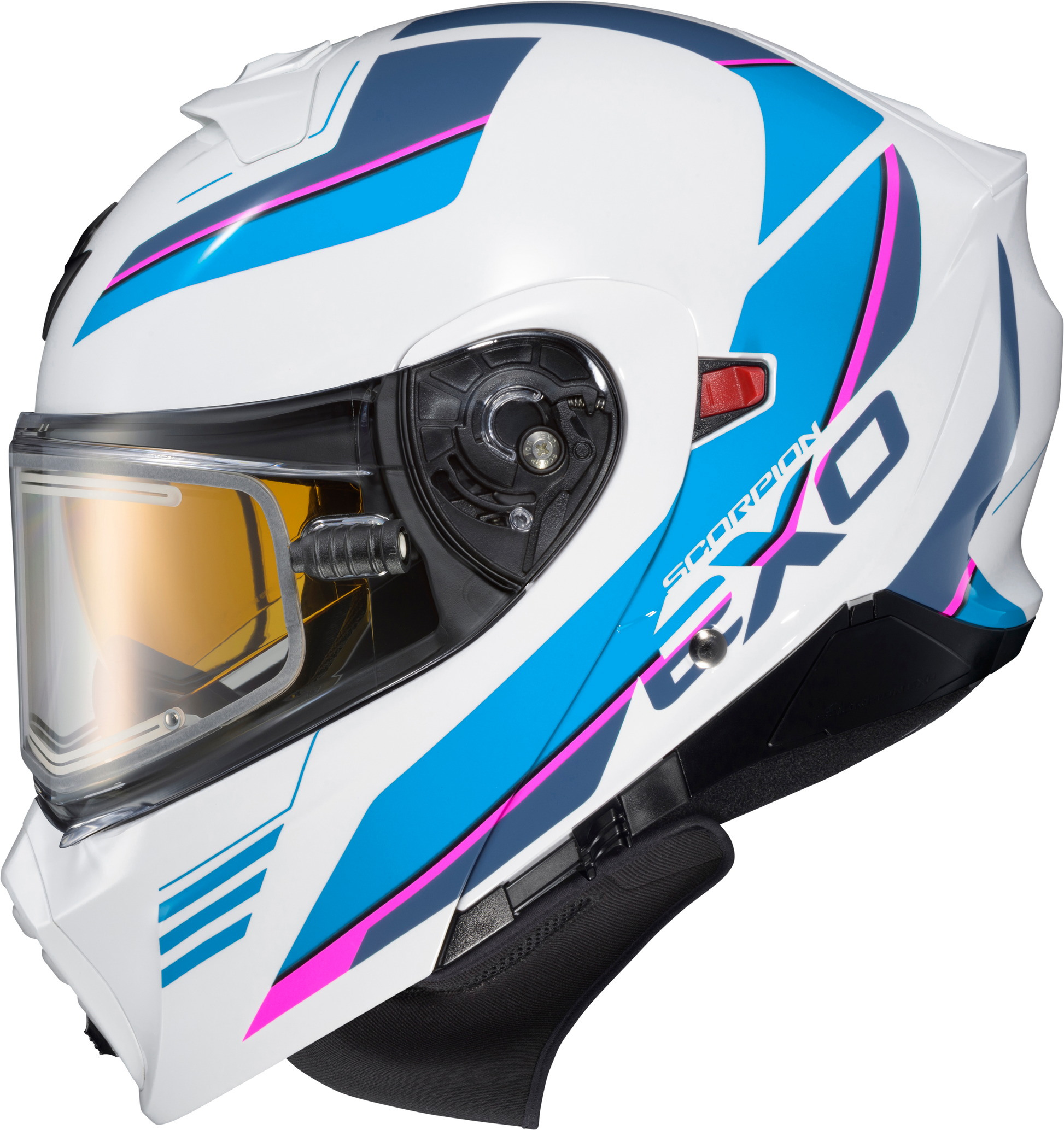 Exo Gt930 Cold Weather Helmet Modulus Wht/Blu 2x (Electric)