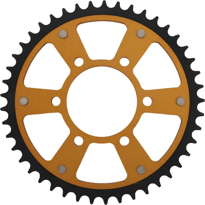Rear Stealth Sprocket Alu/Stl 45t 520 Gld Kaw