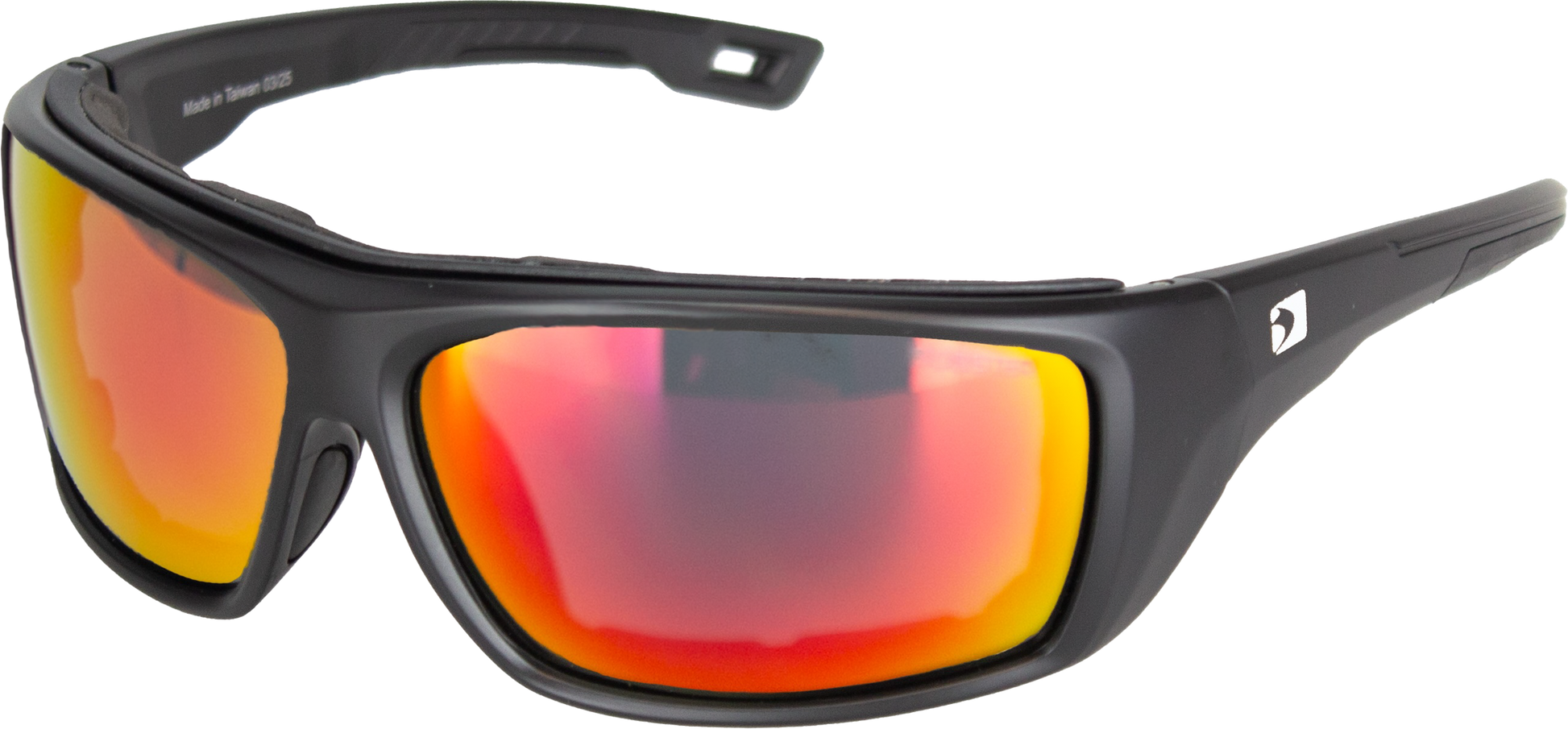Deadwood Sunglesses M Blk Gray Red Revo Lens