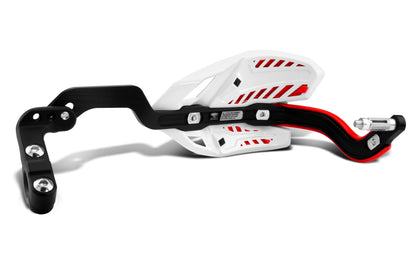Crm Wrap Around Handguards 1 1/8" Clamp   White/Red