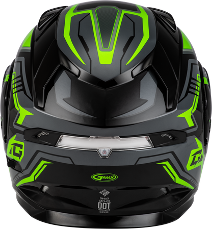 Md 01s Transistor Snow Helmet Black/Grey/Green Xs