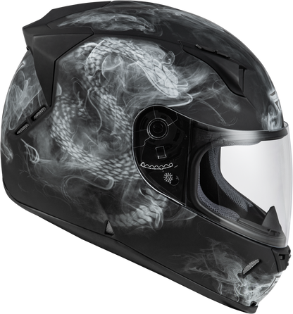 Revolt Coil Helmet Matte Black/White Sm