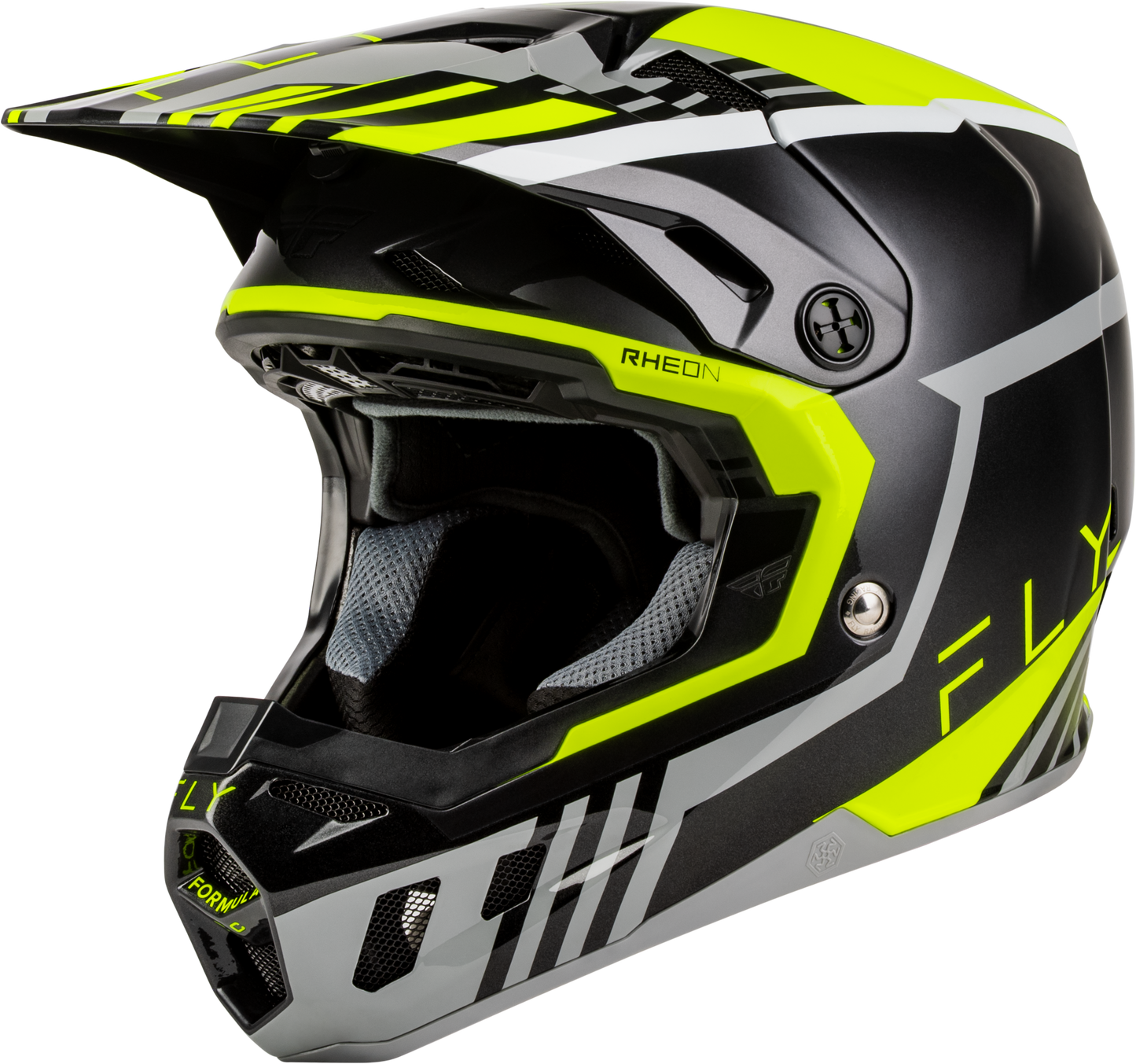 Formula Cc Strike Helmet Grey/Black/Hi Vis Xl