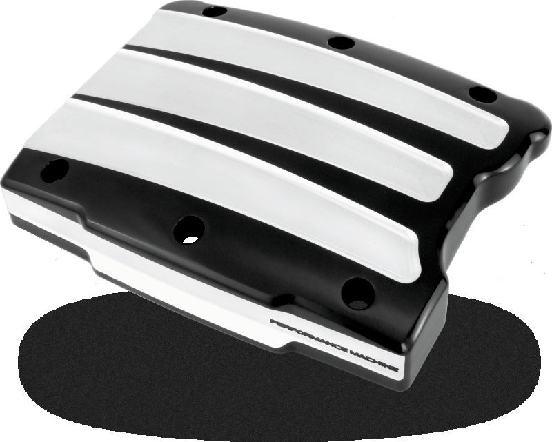 Performance Machine Twin Cam Scallop Rocker Cover - Contrast Cut