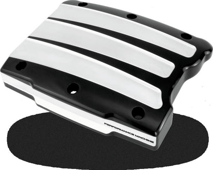 Performance Machine Twin Cam Scallop Rocker Cover - Contrast Cut