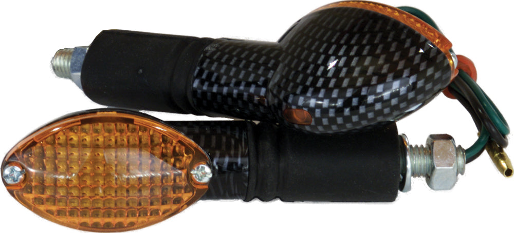 Cat Eye Marker Light Set Carbon