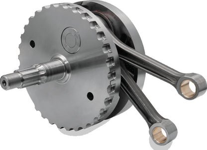 S&S Cycle 99-06 BT 4-5/8in Stroke Flywheel Assembly w/o Sprocket Shaft Bearing