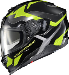 Exo T520 Full Face Helmet Zuse Black/Hi Viz Sm
