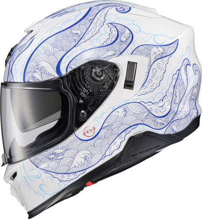 Exo T520 Helmet Nama Shimi White/Blue Lg