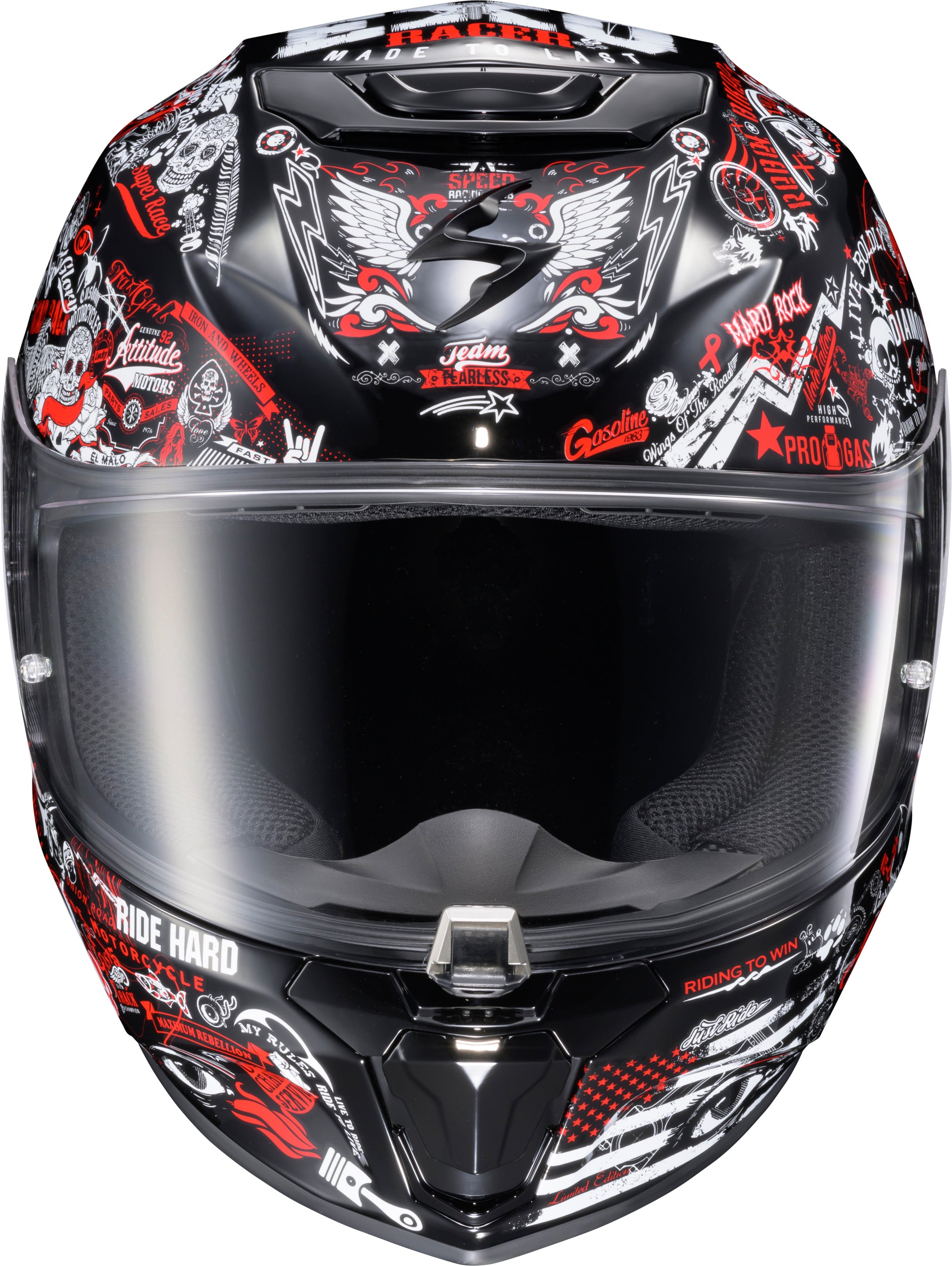 Exo R330 Full Face Helmet Shake 2 Red Sm
