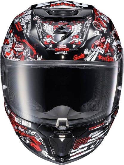 Exo R330 Full Face Helmet Shake 2 Red Lg