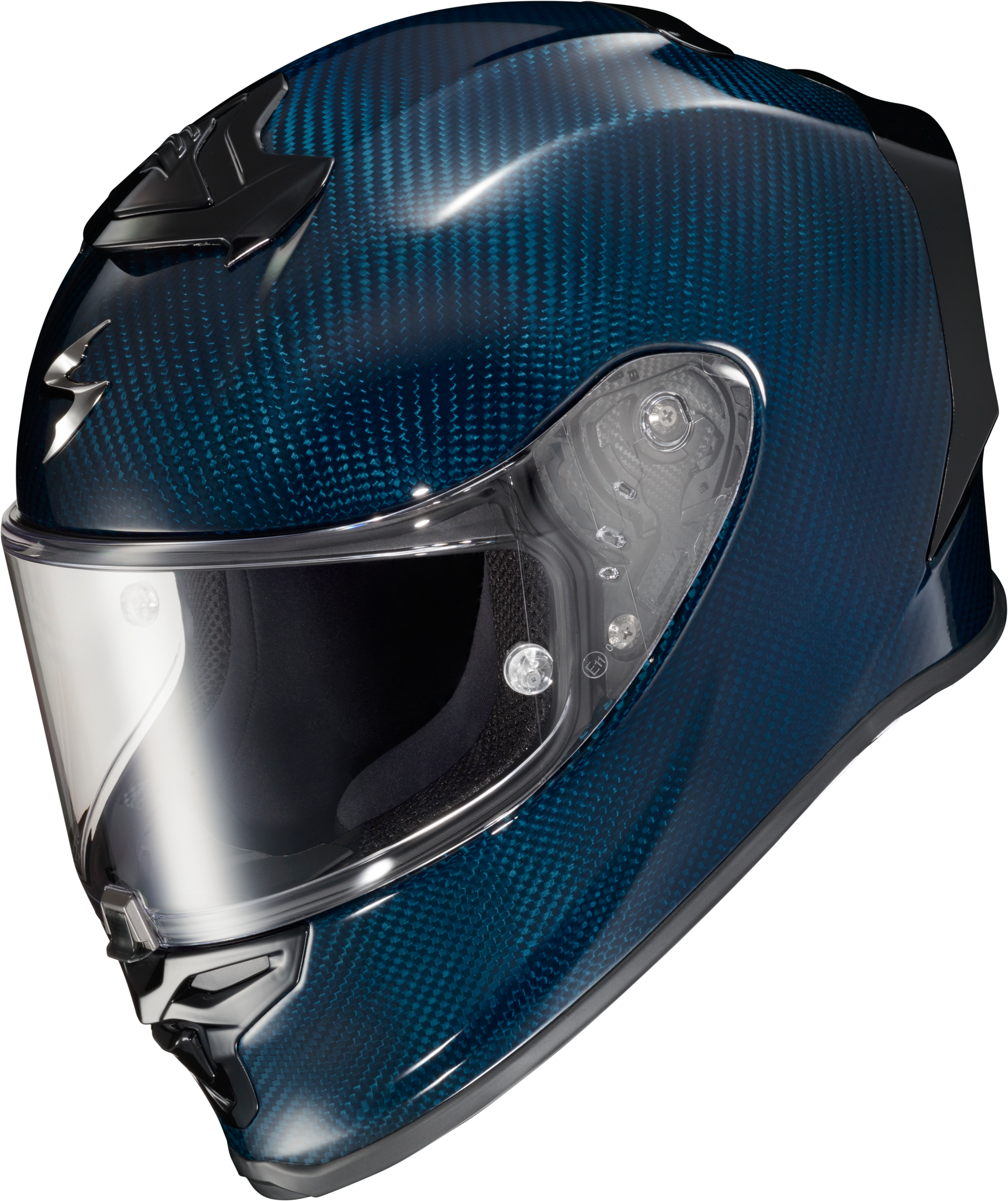 Exo R1 Air Full Face Helmet Carbon Blue 2x