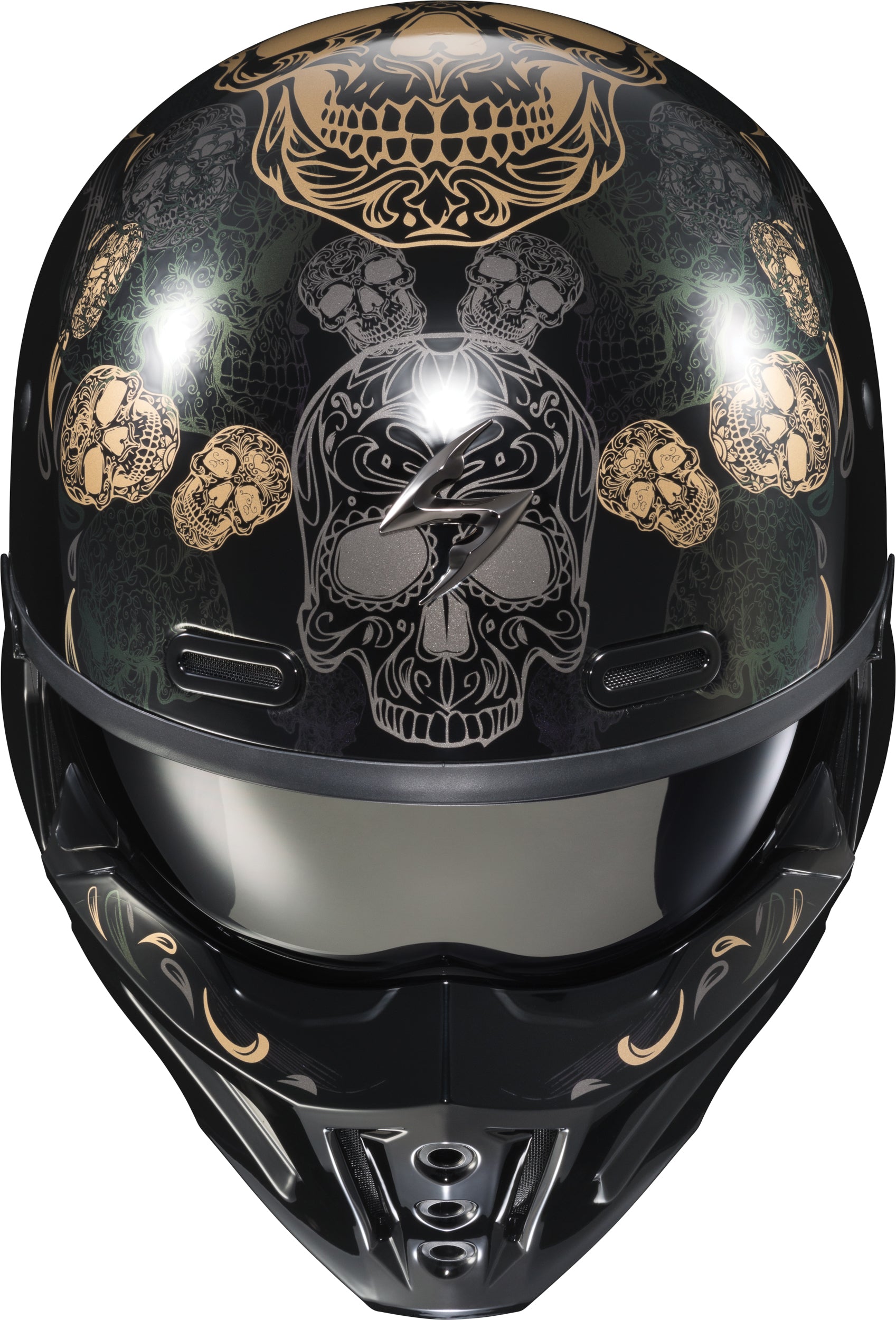 Covert X Open Face Helmet Kalavera 2x