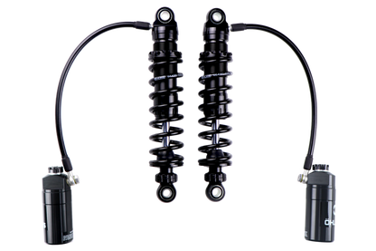 Ohlins 14-26 Harley FL Touring STX 36 Twin Blackline 12in Blk Reservoir Shocks - Standard Springs