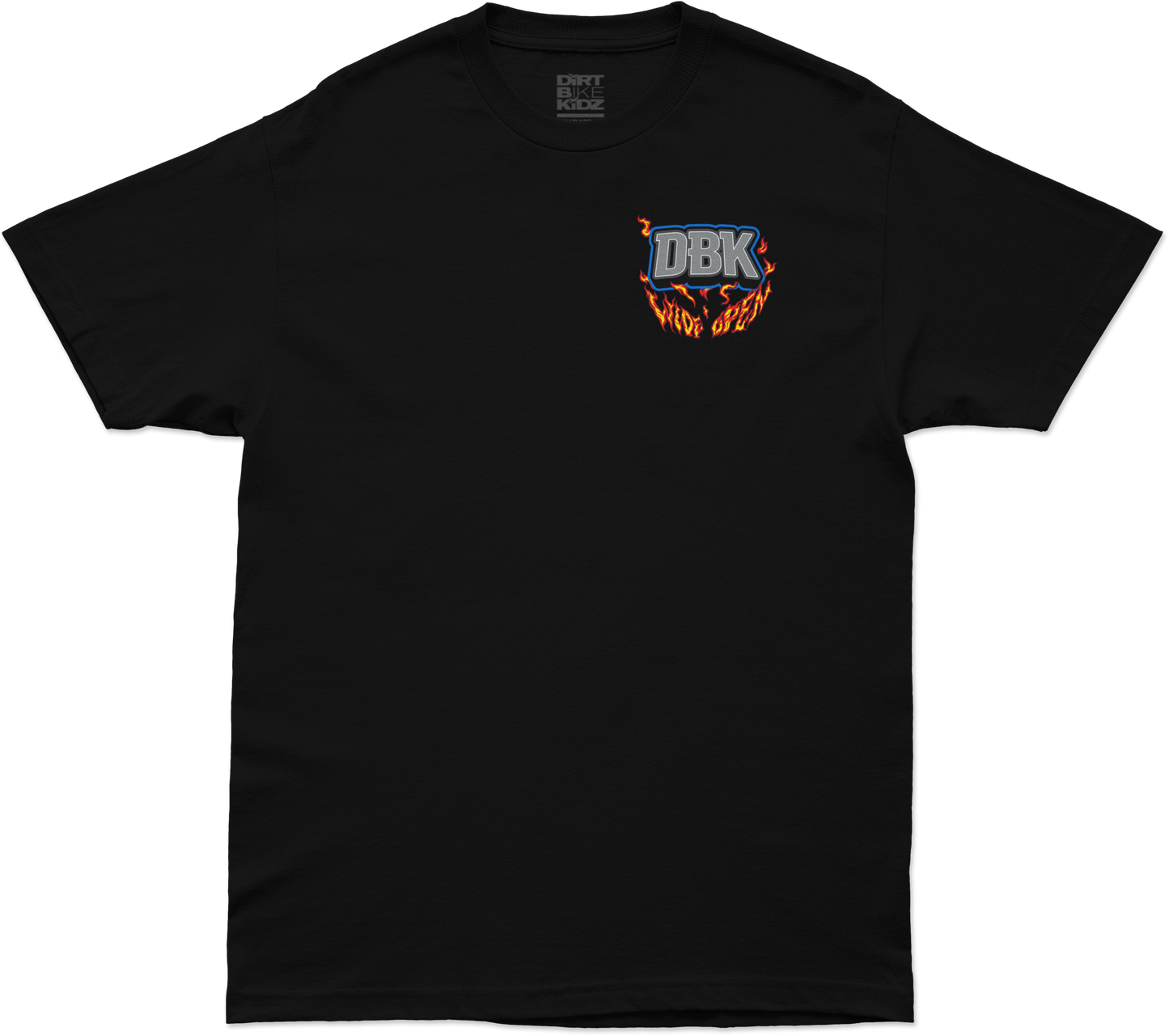Wide Open Youth Tee Black Ym