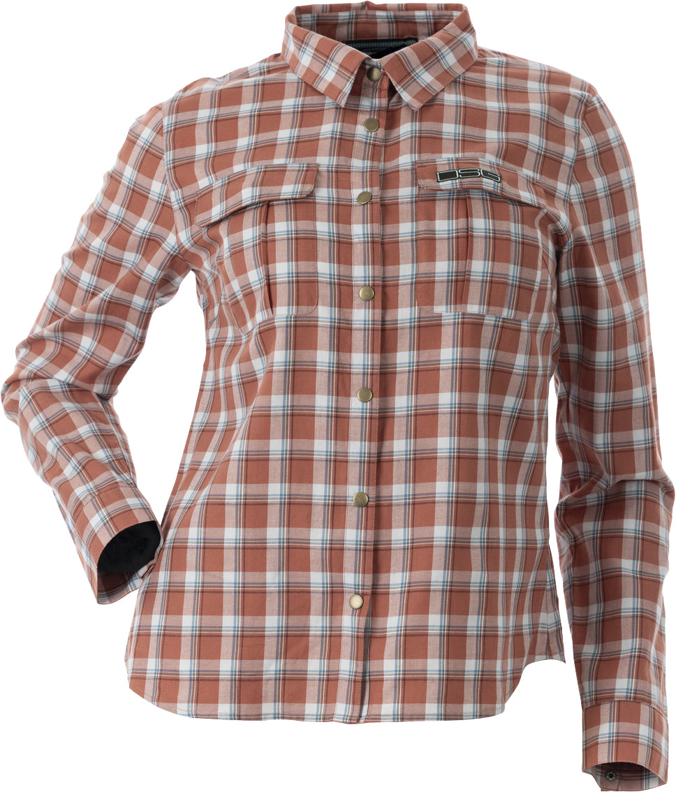 Plaid Button Down Terracotta Plaid Lg