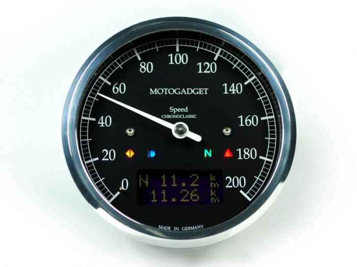 Motogadget ChronoClassic Speedo - Dark Edition (MSC)