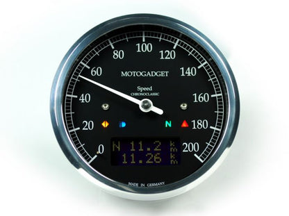 Motogadget ChronoClassic Speedo - Dark Edition (MSC)