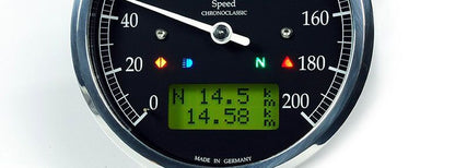 Motogadget ChronoClassic Speedo - Green LCD (MSC)