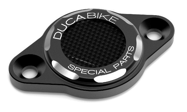 DBK Special Parts (Ducabike) Carbon Inlay Timing Inspection Cover for Ducati Panigale / Streetfighter / Multistrada V4 / S / R / Speciale