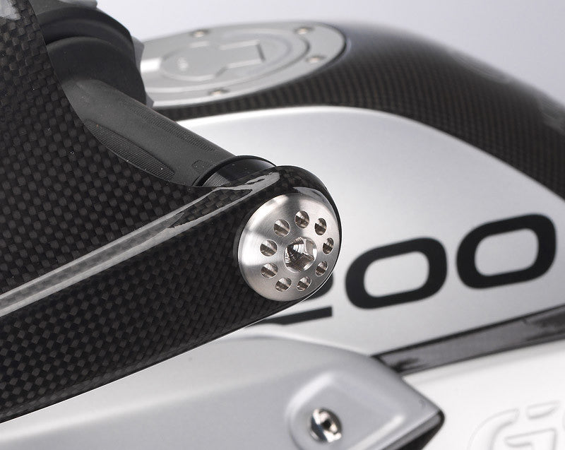 Motocorse Billet Aluminum Handlebar caps for BMW R1200 GS up to 2007