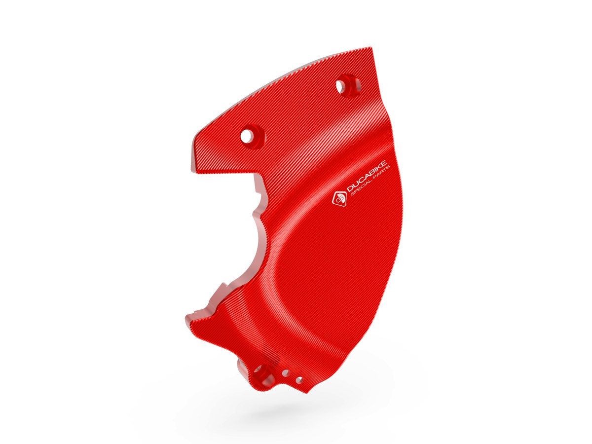 DBK Special Parts (Ducabike) Billet Sprocket Cover for Ducati Hypermotard 950, Scrambler 1100 / 800 (2019+), Monster 937, and DesertX