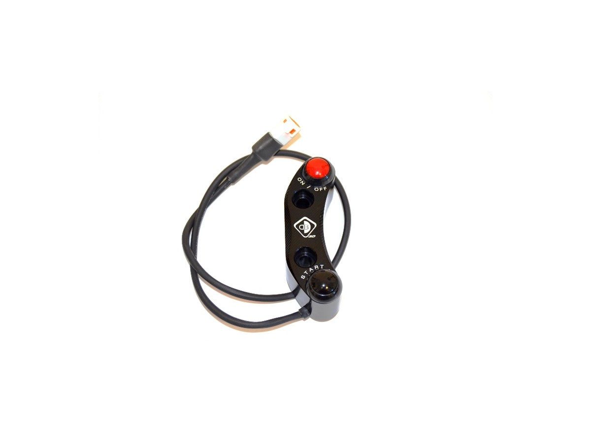 DBK Special Parts (Ducabike) Start/Kill switch for Brembo OE Semi-Radial, RCS, and Performance Technology Master Cylinders