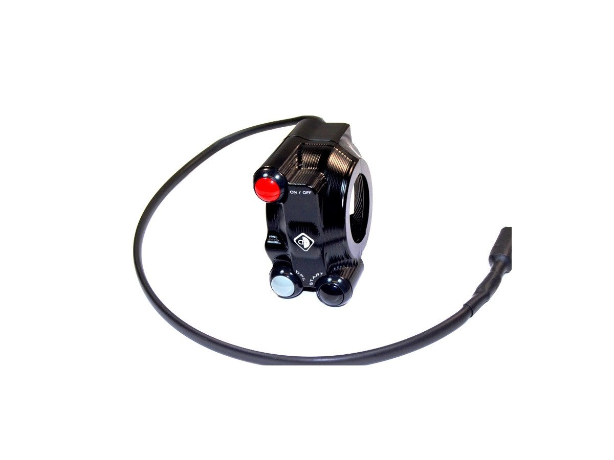 DBK Special Parts (Ducabike) Billet Throttle Housing & Run / Stop / Start Switches for Panigale V4 / S / Speciale (18-21)