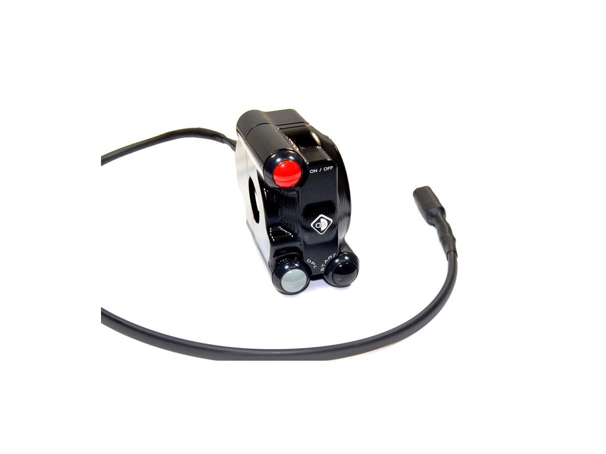 DBK Special Parts (Ducabike) Billet Throttle Housing & Run / Stop / Start Switches for Panigale V4 / S / Speciale (18-21)