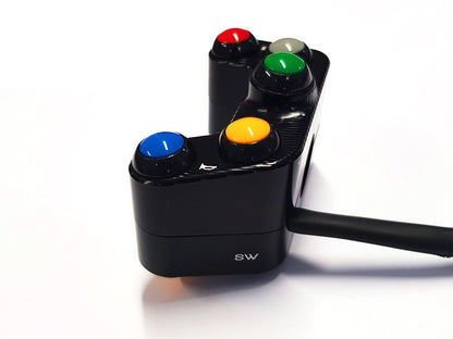 DBK Special Parts (Ducabike) 8 Button Left Hand Street Switch for Panigale / Streetfighter V4 / S / R / Speciale