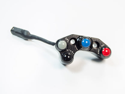 DBK Special Parts (Ducabike) Billet Run / Stop / Start Switch for Panigale V4 R for Brembo OE, RCS, and PT Master Cylinders