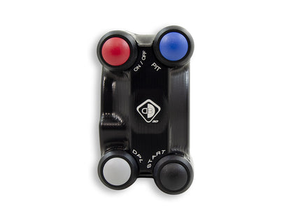DBK Special Parts (Ducabike) Billet Throttle Housing & Run / Stop / Start Switches for Panigale V4 R (19-21)