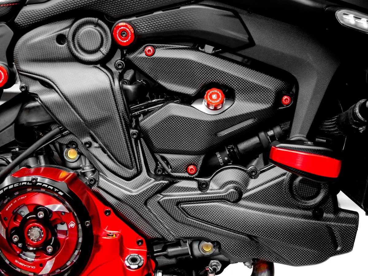 DBK Special Parts (Ducabike) Carbon Fiber Vertical Belt Cover for Ducati Monster 937