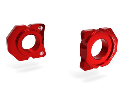 DBK Special Parts (Ducabike) Billet Chain Adjusters for the Ducati Multistrada V4