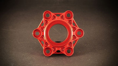 AEM FACTORY - 'D-SEI' DUCATI 6 HOLE ALUMINIUM BILLET LIGHTWEIGHT HUB FLANGE